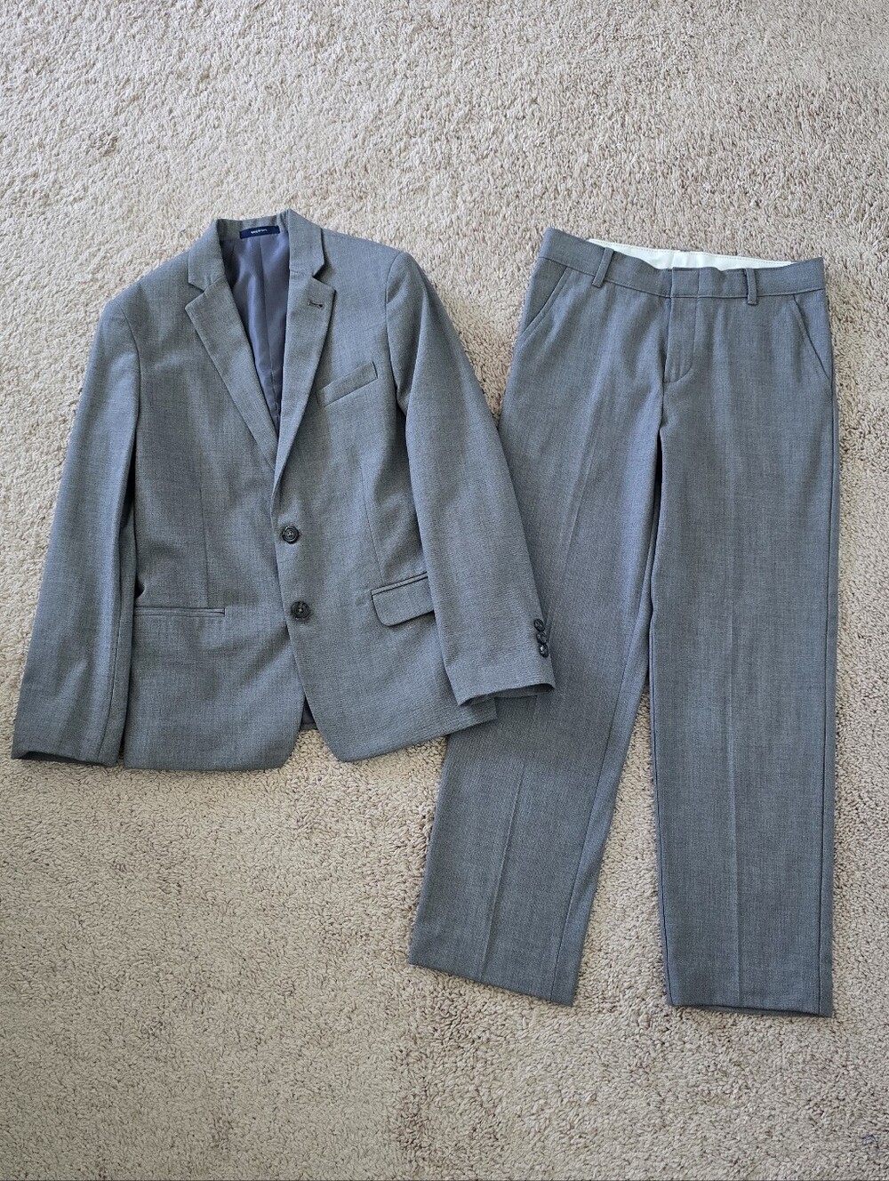 Boys Gray Izod Two-Piece Suit